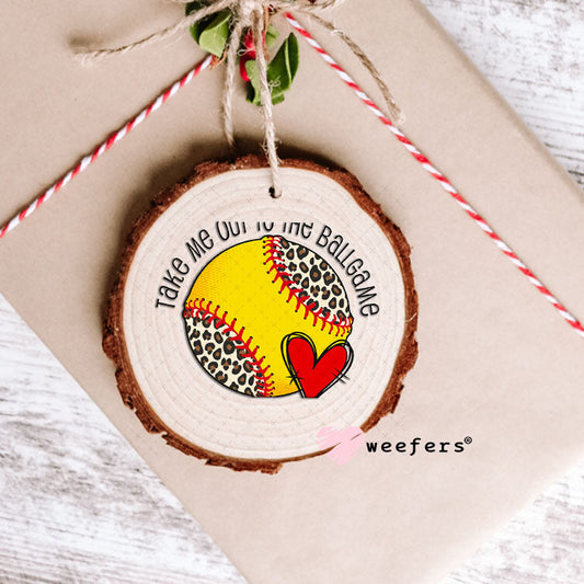 UV DTF Decal - Take Me Out to the Ballgame Ornament Weefers