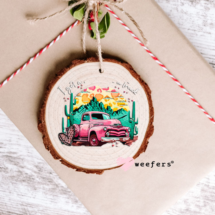 UV DTF Decal - Heart Like a Truck Ornament Weefers