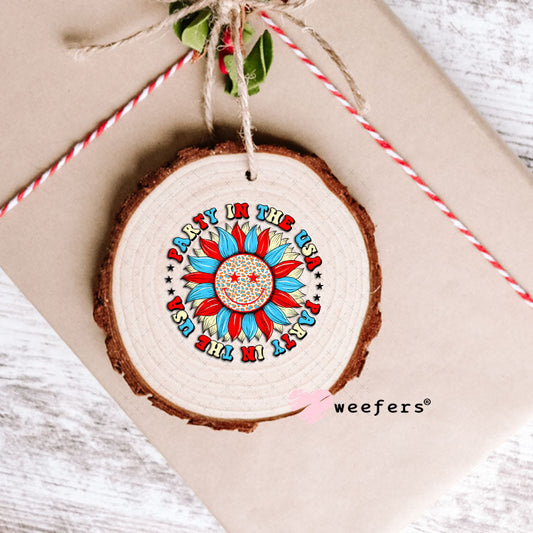 UV DTF Decal - Party in the USA Ornament Weefers
