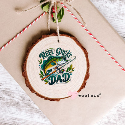 UV DTF Decal - Reel Great Dad Ornament Weefers