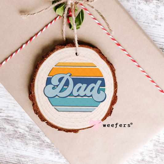 UV DTF Decal - Dad Retro Ornament Weefers