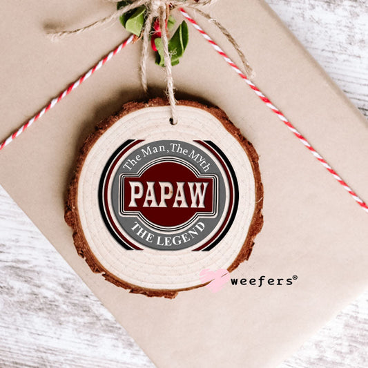 UV DTF Decal - PaPaw The Legend Ornament Weefers