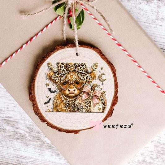 UV DTF Decal - Bougie Leopard Fall Cow Ornament Weefers