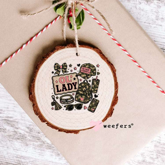 UV DTF Decal - Ol' Lady Ornament Weefers