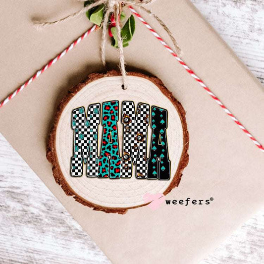 UV DTF Decal - Mama Leopard Western Ornament Weefers