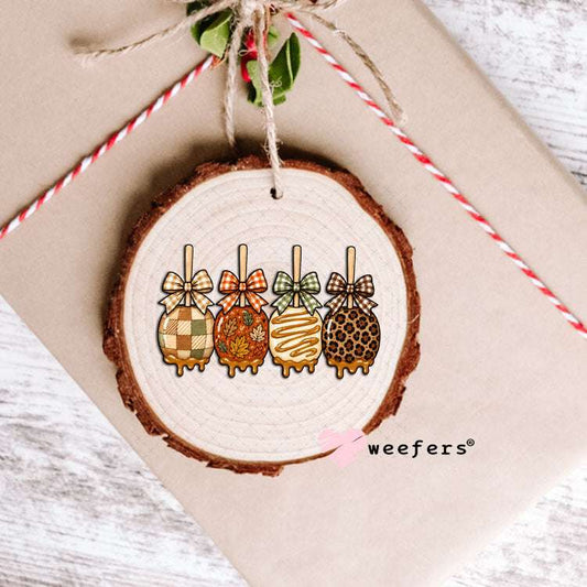 UV DTF Decal - Autumn Candy Apples Ornament Weefers