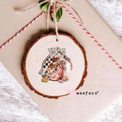 UV DTF Decal - Vegas Vows Bride Ornament Weefers