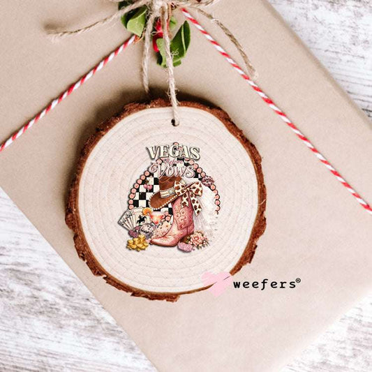 UV DTF Decal - Vegas Vows Bride Ornament Weefers
