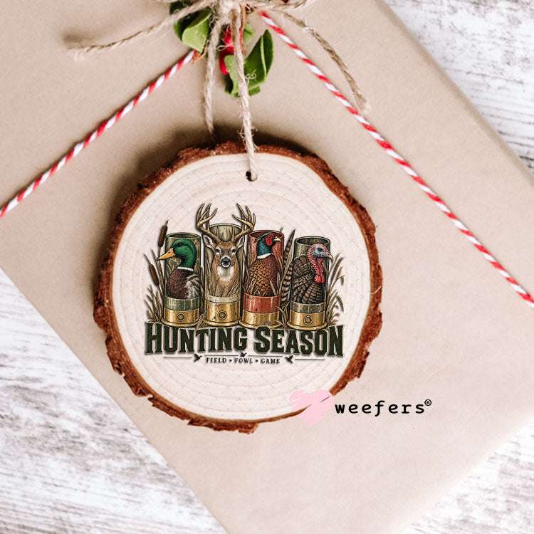 UV DTF Decal - Hunting Season Ornament Weefers