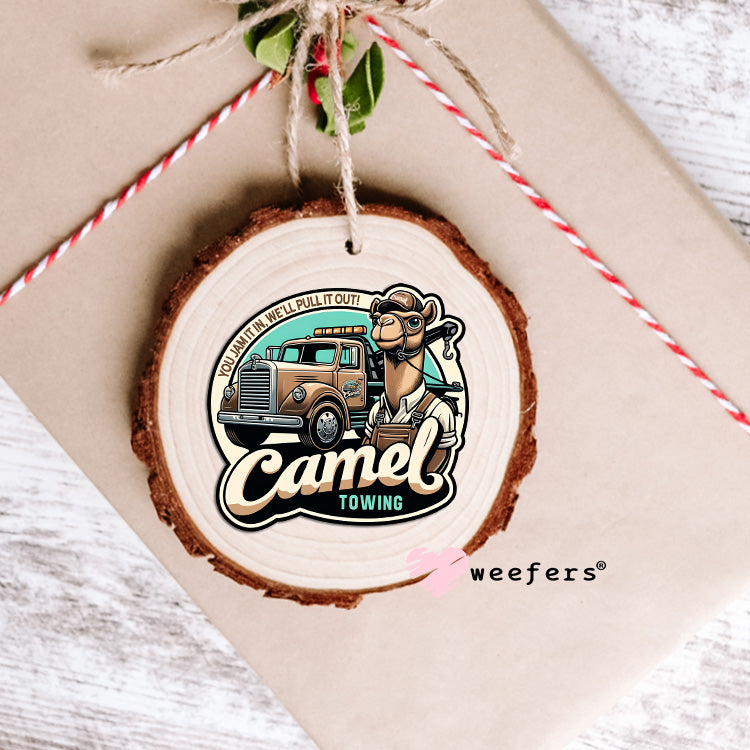 Camel Towing UV DTF Ornament Decal