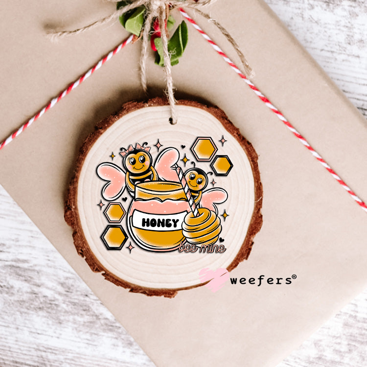 Honey Bee Mine UV DTF Ornament Decal