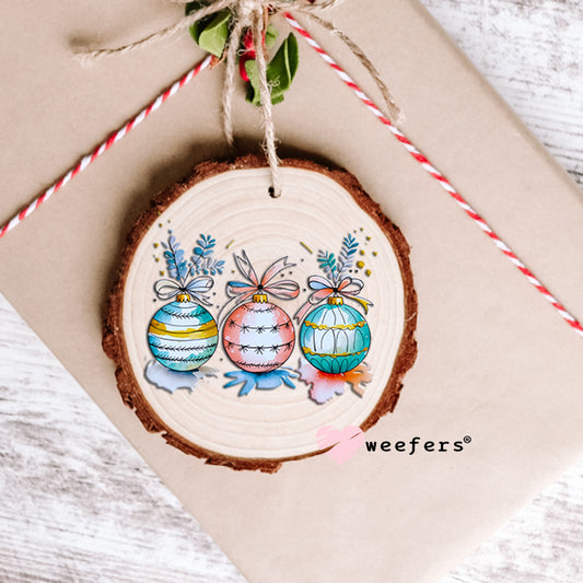 Christmas Balls UV DTF Decal Ornament Weefers