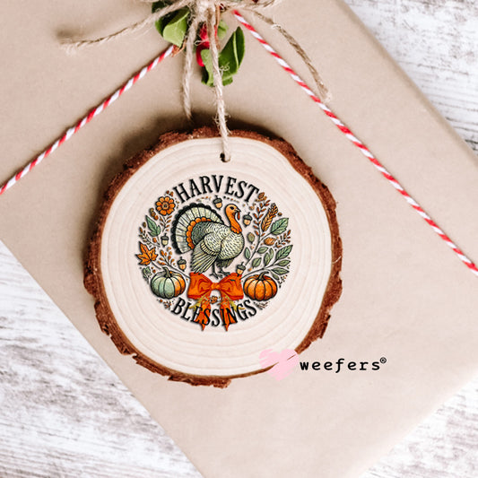 Harvest Blessings UV DTF Decal Ornament Weefers