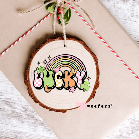 Lucky St Patrick's Day UV DTF Decal Ornament Weefers