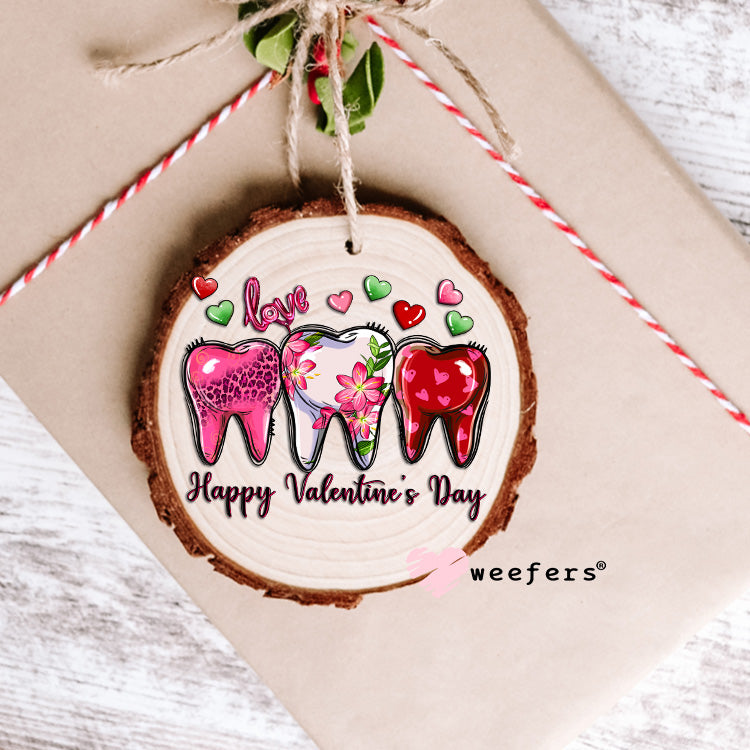 Dentist Valentine's Day UV DTF Ornament Decal