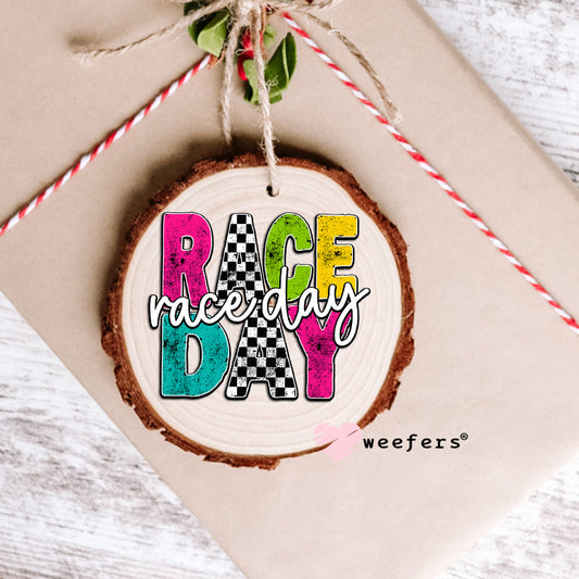 Race Day UV DTF Decal Ornament Weefers