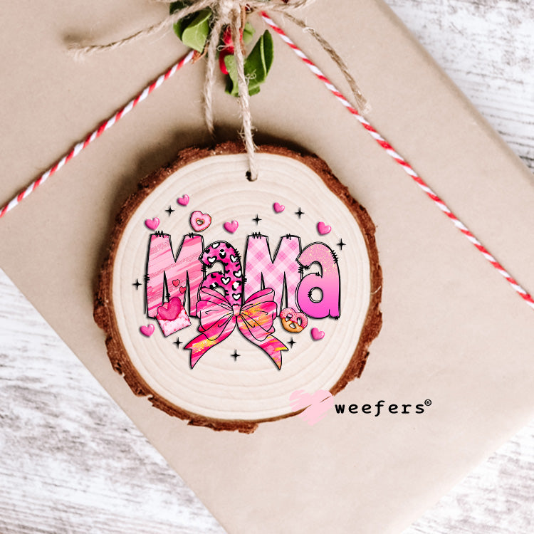 Mama Valentine Coquette UV DTF Ornament Decal