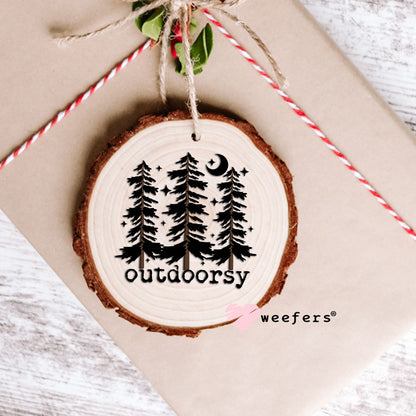 Outdoorsy UV DTF Ornament Decal 