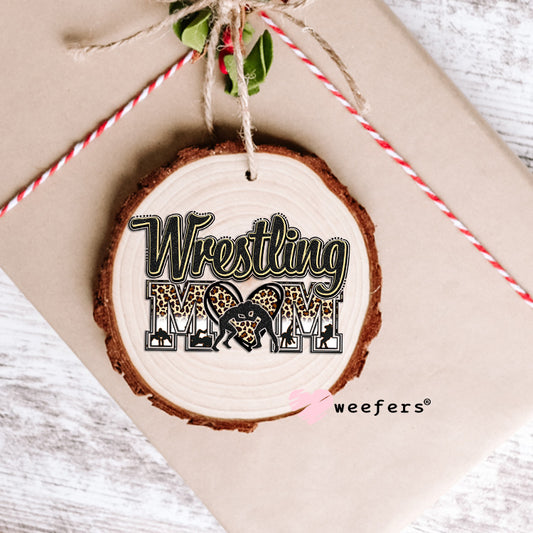 Wrestling Mom UV DTF Decal Ornament Weefers