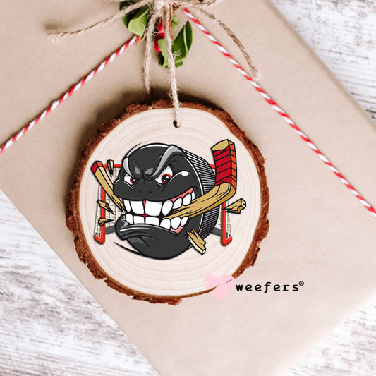 Hockey Puck Crusher UV DTF Decal Ornament Weefers