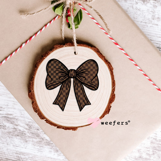 Luxury LV Bow UV DTF Decal Ornament Weefers