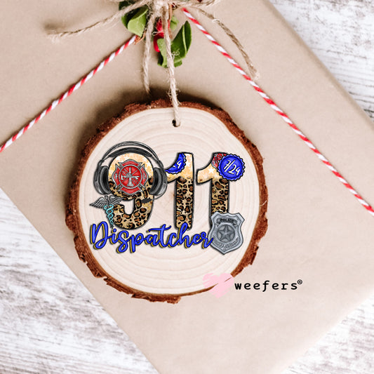 911 Dispatcher UV DTF Decal Ornament Weefers