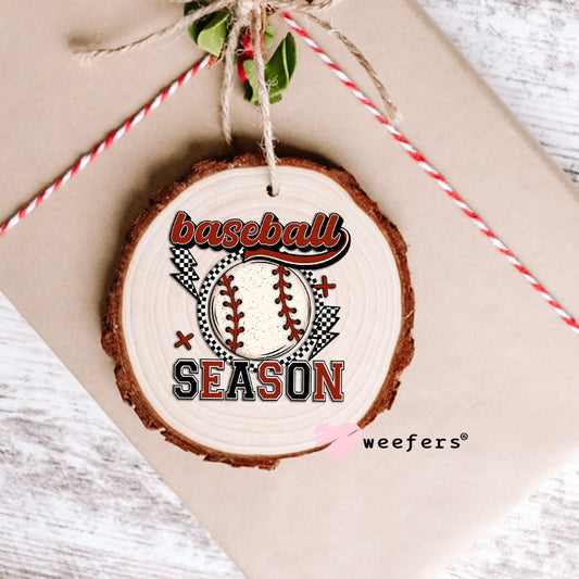 Baseball Season UV DTF Decal Ornament Weefers
