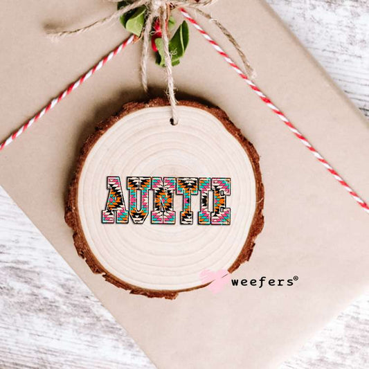 Auntie Aztec UV DTF Decal Ornament Weefers