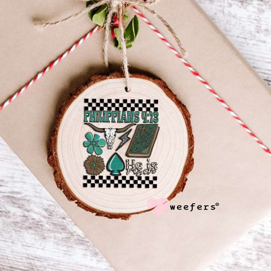 Philippians 4:13 UV DTF Decal Ornament Weefers
