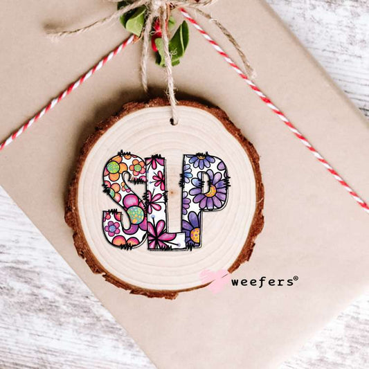 SLP Speech Language Pathologist UV DTF Decal Ornament Weefers