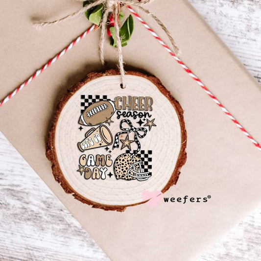 Cheer Season Game Day Megaphone UV DTF Decal Ornament Weefers