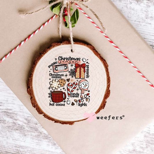 Christmas Favorite Things UV DTF Decal Ornament Weefers