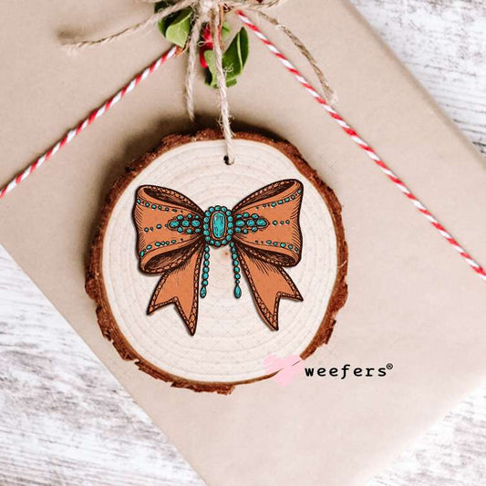 Western Bow UV DTF Decal Ornament Weefers