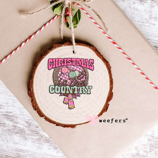 Christmas Country UV DTF Decal Ornament Weefers