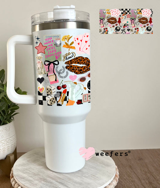 You Make Me Feel Like Dancing UV DTF Cup Wrap - Weefers Exclusive Wrap 40oz Tumbler Wrap Weefers