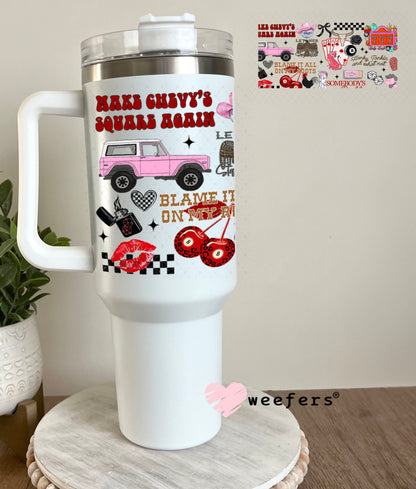 Blame it on My Roots UV DTF Cup Wrap - Weefers® Exclusive Wrap 40oz Tumbler Wrap Weefers
