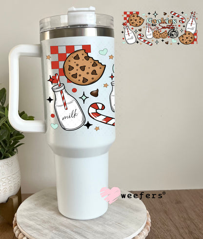 Cookies for Santa UV DTF Cup Wrap 40oz Tumbler Cup Wrap Weefers