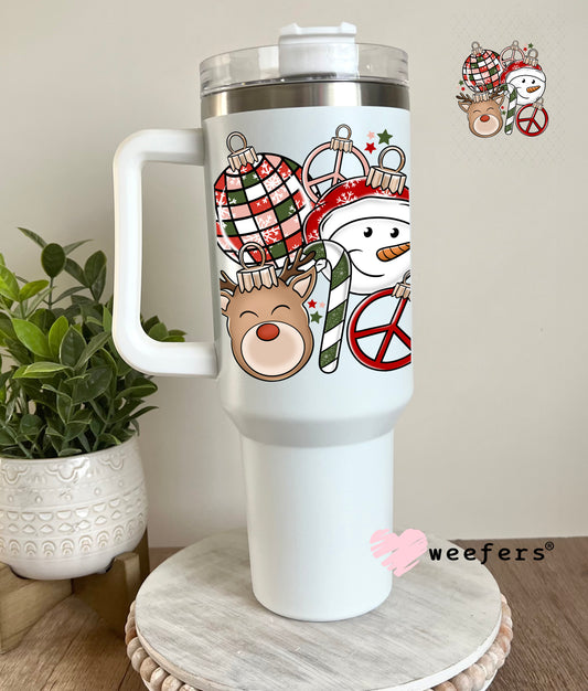 Christmas Friends UV DTF Cup Wrap 40oz Tumbler Cup Wrap Weefers