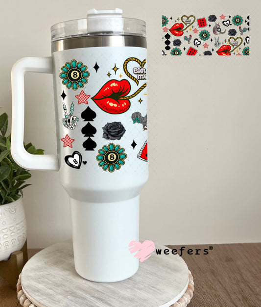 Blow Me UV DTF Cup Wrap - Weefers Exclusive 40oz Tumbler Wrap Weefers