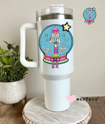 Y'all Are Nuts Christmas Snow Globe UV DTF Decal 40oz Tumbler Decal Weefers
