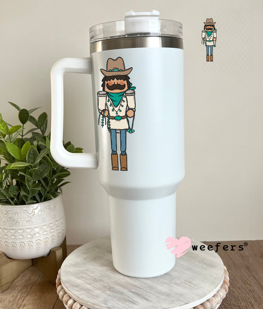 Western Nutcracker UV DTF Decal 40oz Tumbler Decal Weefers