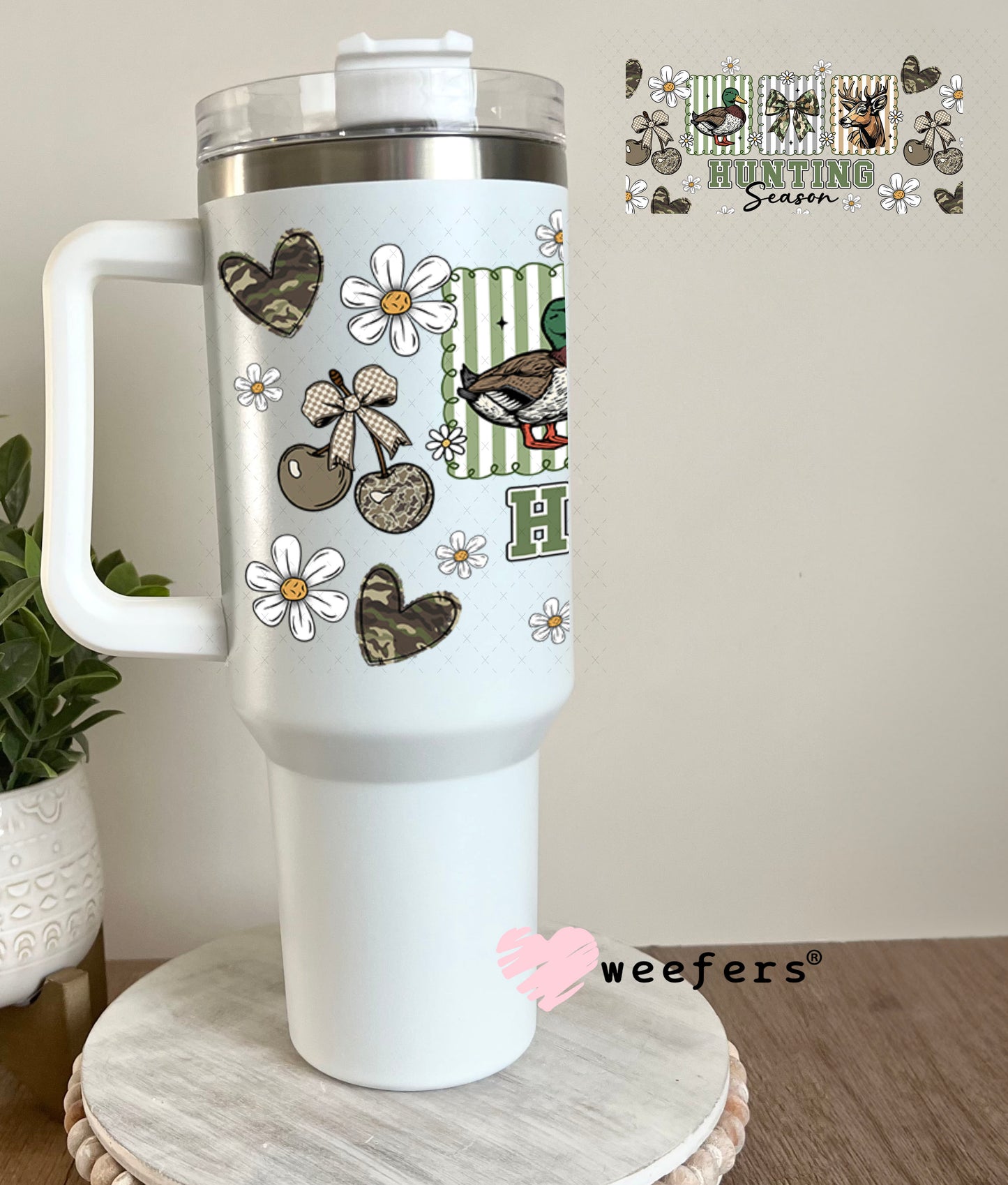 Hunting Season UV DTF Cup Wrap - Weefers Exclusive 40oz Tumbler Wrap Weefers