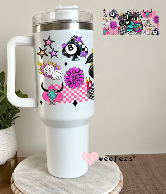 Howdy Darlin UV DTF Cup Wrap - Weefers® Exclusive 40oz Tumbler Wrap Weefers