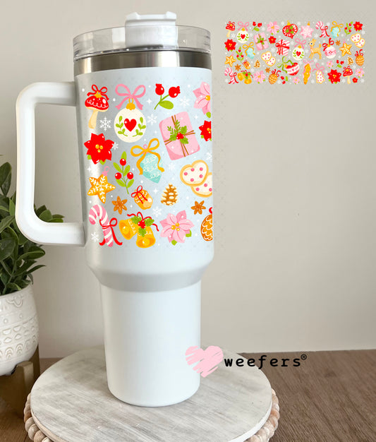 Christmas Cookies UV DTF Cup Wrap 40oz Tumbler Cup Wrap Weefers