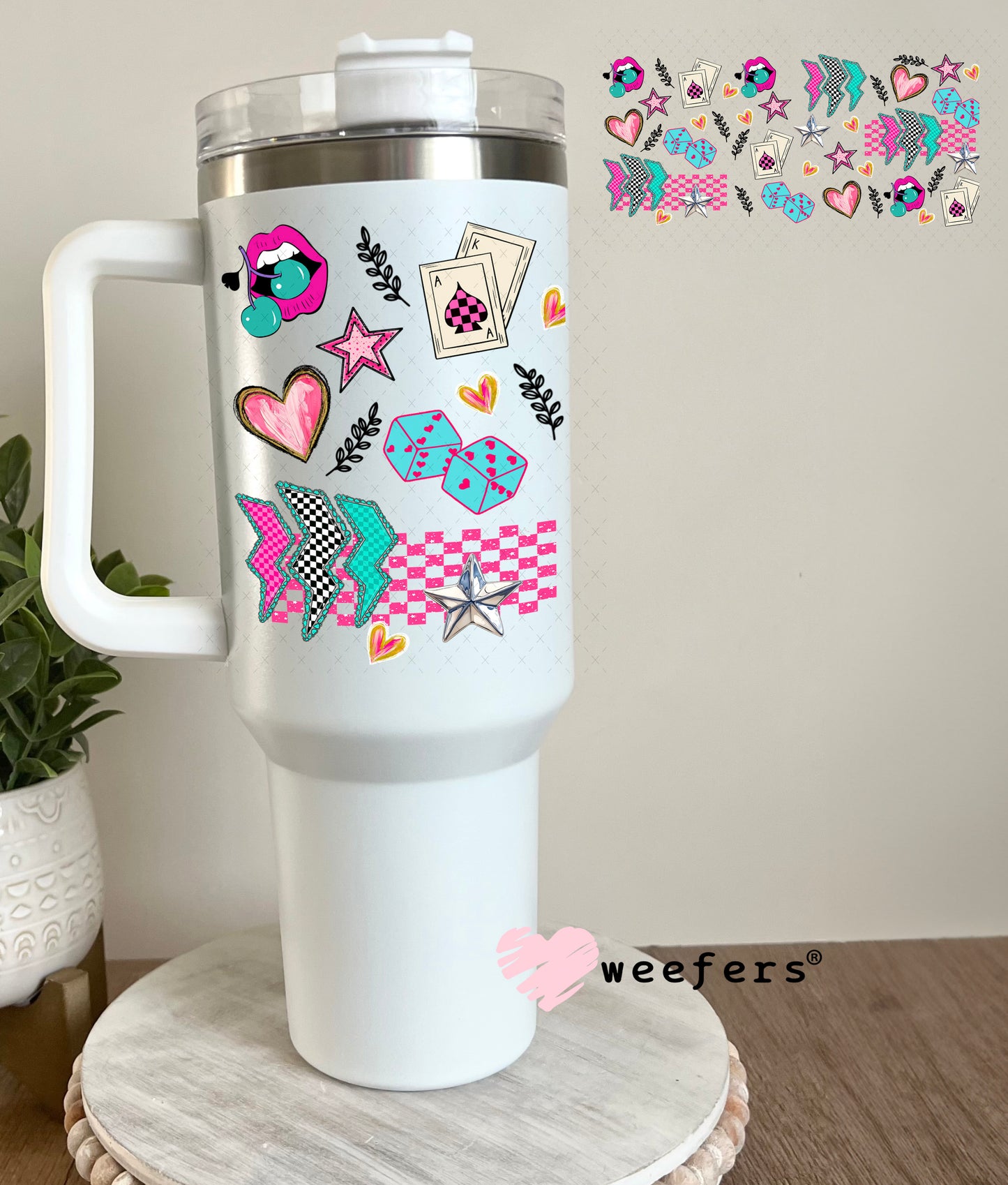 I heard you Liked the Wild Ones Sidekick UV DTF Cup Wrap - Weefers Exclusive 40oz Tumbler Cup Wrap Weefers