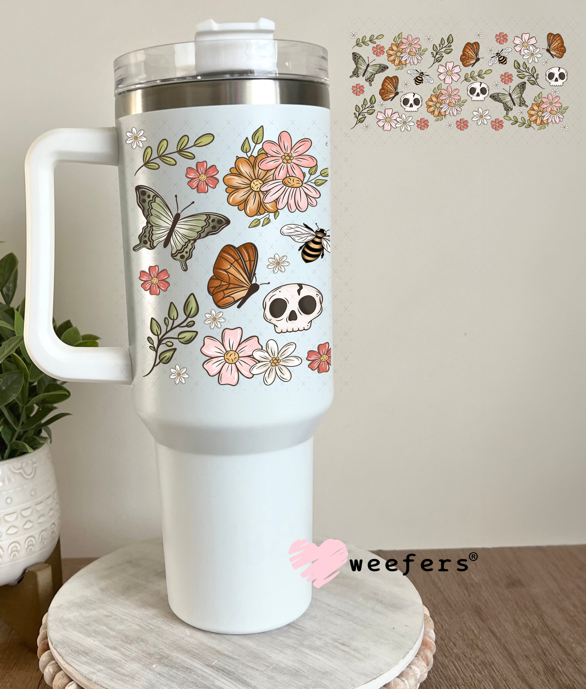 F-Caw- Sidekick UV DTF Cup Wrap - Weefers Exclusive 40oz Tumbler Cup Wrap Weefers