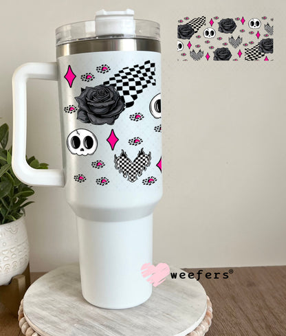 If I Ever Get Rabies You're on my Bite List Sidekick UV DTF Cup Wrap - Weefers® Exclusive 40oz Tumbler Wrap Weefers