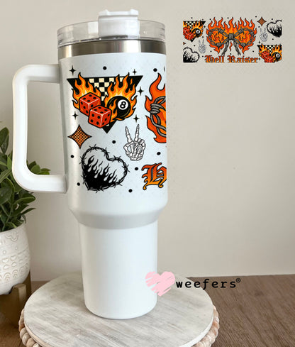Hell Raiser UV DTF Cup Wrap - Weefers® Exclusive 40oz Tumbler Wrap Weefers