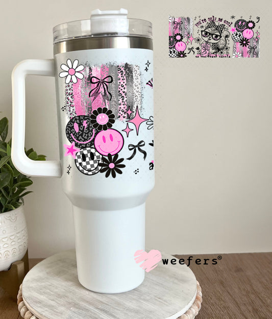 You're Only as Cool as You Treat People UV DTF Cup Wrap - Weefers Exclusive 40oz Tumbler Wrap Weefers