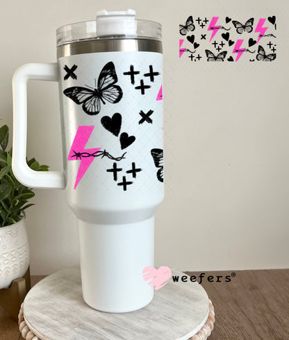 Expensive Difficult and Mentally Spicy Sidekick UV DTF Cup Wrap - Weefers Exclusive 40oz Tumbler Wrap Weefers